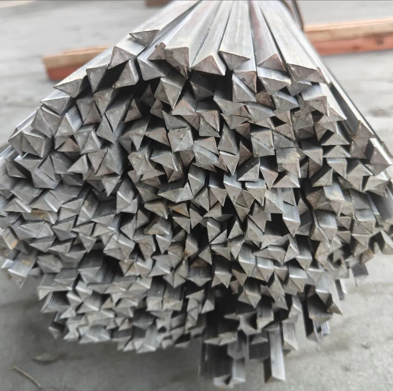 Cold drawn triangle steel profile for custom industrial manufacturing