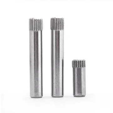 Steel pins manufactured according to drawing